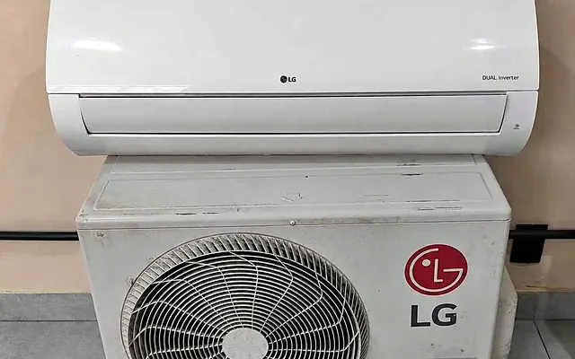 Circuito para ar-condicionado na Zona Norte de SP — Ar-condicionado split LG instalado com circuito elétrico exclusivo